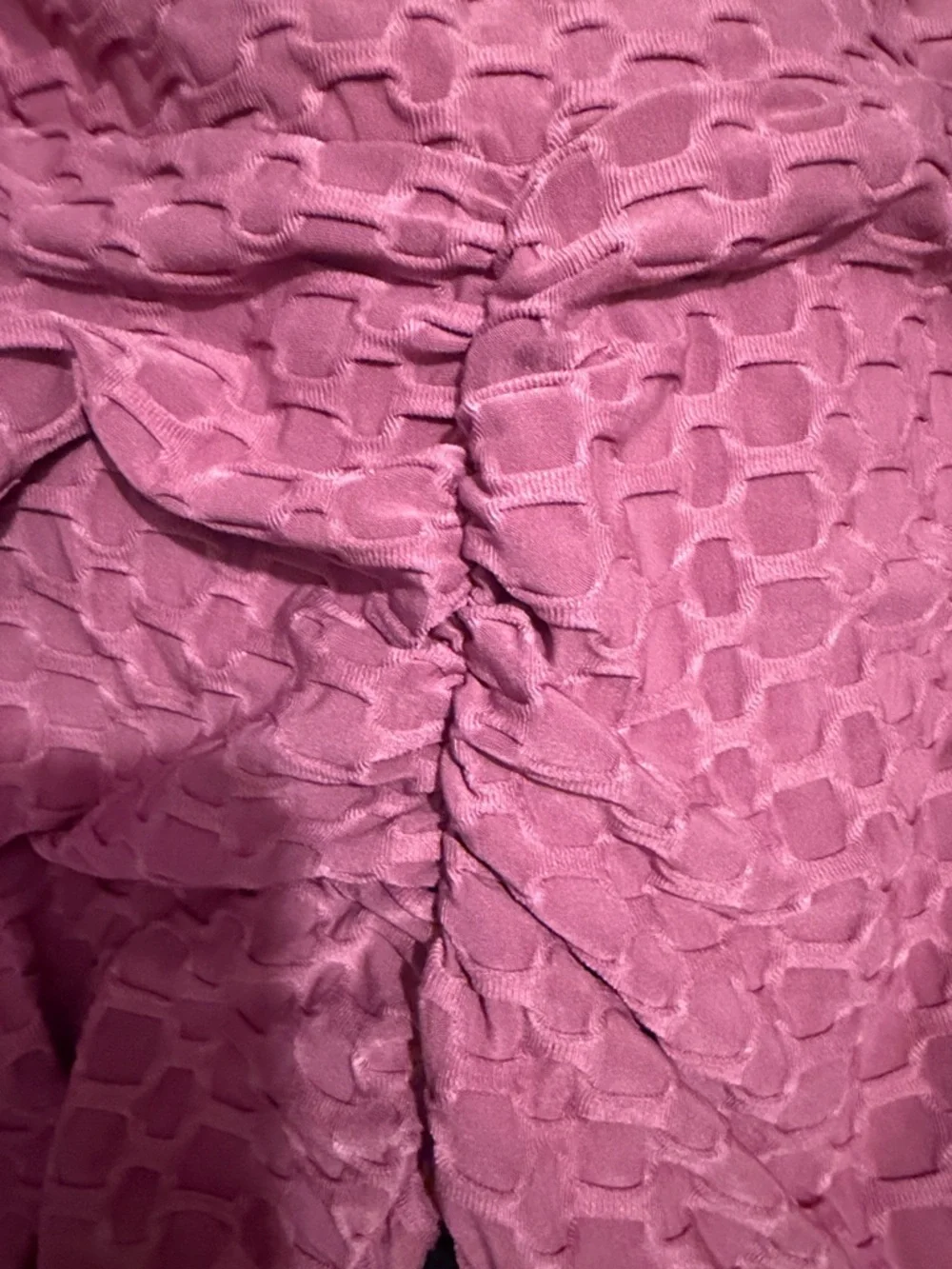 Textured Raspberry Pink leggings - Picture 2 of 2